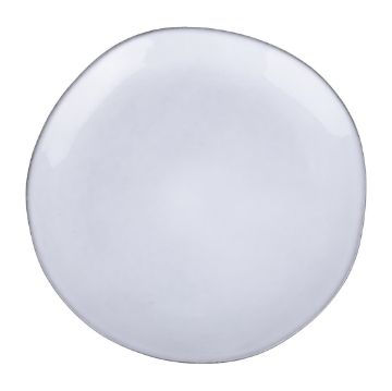 Picture of Olympia Raw Recycled Clay Charcoal Coupe Plates 220mm (6 Pack)