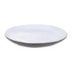Picture of Olympia Raw Recycled Clay Charcoal Coupe Plates 260mm (6 Pack)