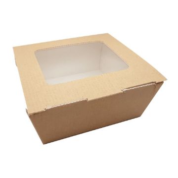 Picture of Huhtamaki Taste Medium Food to Go Box with window (270 Pack)