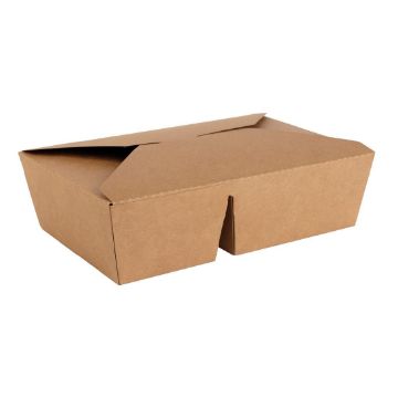 Picture of Colpac Two Compartment Food Container Large 510/920ml (200 pack)