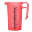 Picture of Pro-Measures Polypropylene Measuring Jug Red 1Ltr