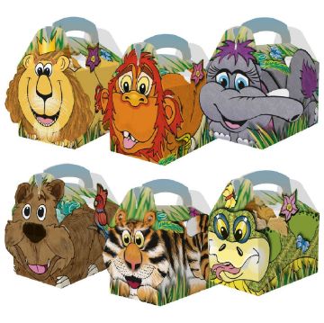 Picture of Colpac Jungle Lion Children's Meal Boxes (250 Pack)