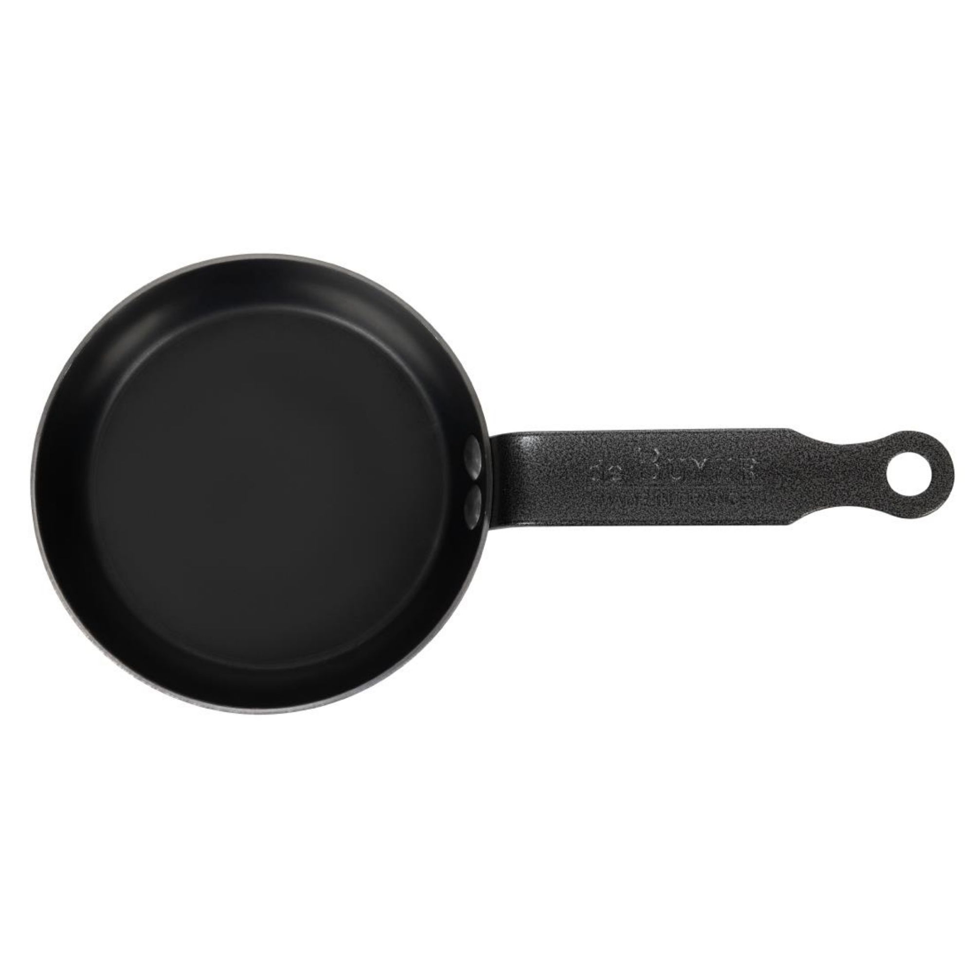 Picture of De Buyer Black Iron Blinis Pan 12cm