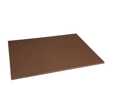 Picture of Hygiplas Low Density Brown Chopping Board Large 600x450x10mm
