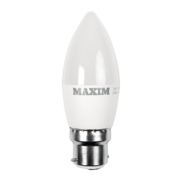 Picture of Maxim LED Candle Bayonet Cap Warm White 6W (10 Pack)