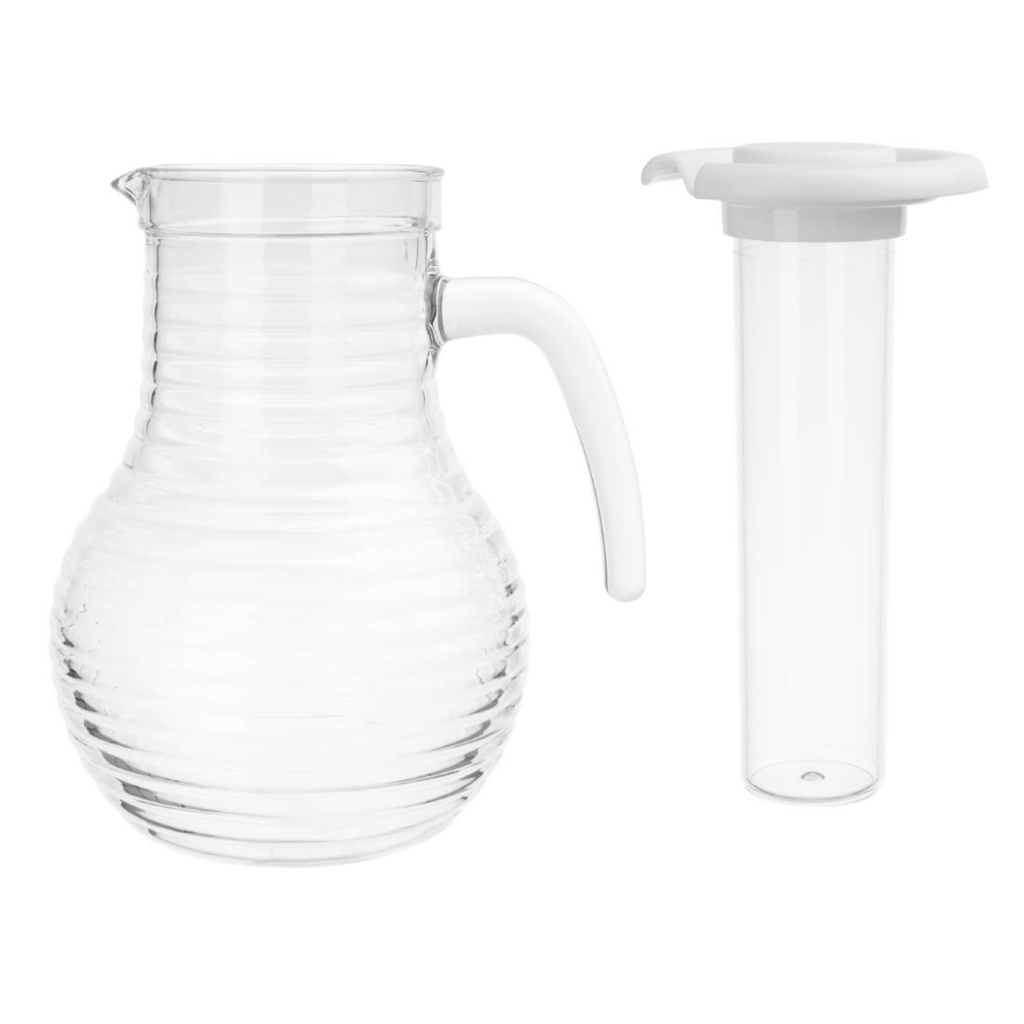 Picture of Olympia Kristallon Jug With Cooling Tube Polycarbonate Ridged 1600ml