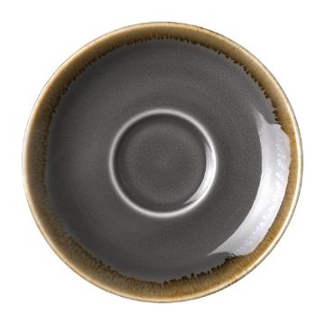Picture of Olympia Kiln Espresso Saucer Smoke (Pack of 6)