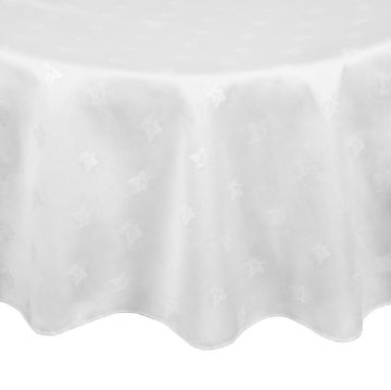 Picture of Mitre Luxury Luxor Round Tablecloth White 1725mm