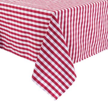 Picture of Mitre Comfort Gingham Tablecloth Red 1320 x 1320mm