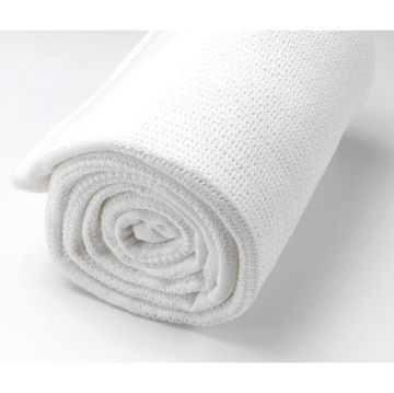 Picture of Mitre Essentials Cellular Blanket White Single