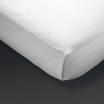Picture of Mitre Essentials Pyramid Flat Sheet White King Size
