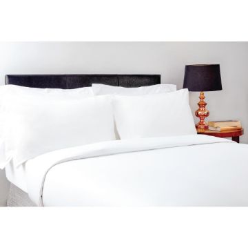 Picture of Mitre Essentials Pyramid Duvet Cover White Single