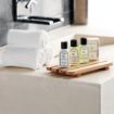 Picture of Hotel Complimentary Bolero Wooden Slatted Amenities Tray 180mm (Single)