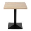 Picture of Bolero Pre-drilled Square Tabletop Antique Natural 600mm