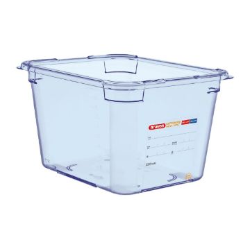 Picture of Araven ABS Food Storage Container Blue GN 1/2 200mm