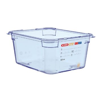Picture of Araven ABS Food Storage Container Blue GN 1/2 150mm