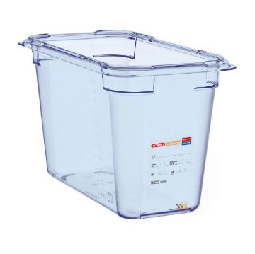Picture of Araven ABS Food Storage Container Blue GN 1/3 200mm