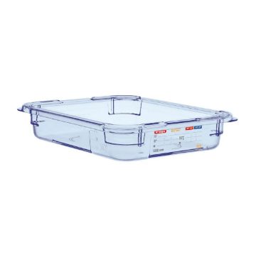 Picture of Araven ABS Food Storage Container Blue GN 1/2 65mm