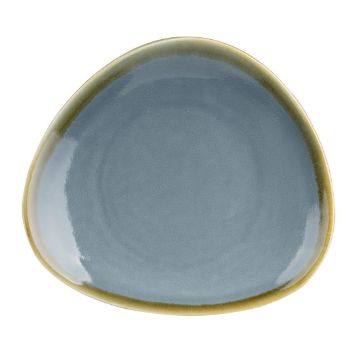 Picture of Olympia Kiln Triangular Plate Ocean 280mm (4 Pack)
