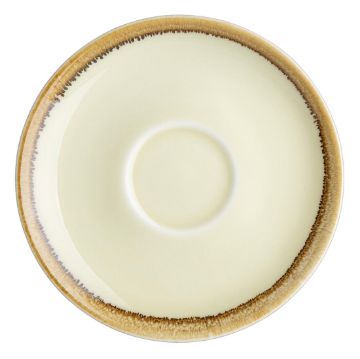 Picture of Olympia Kiln Cappuccino Saucer Sandstone 140mm (6 Pack)