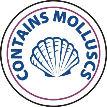Picture of Vogue Food Allergen Label Molluscs (1000 pack)