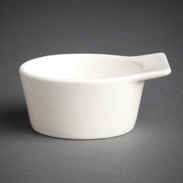 Picture of Olympia Lumina Winged Ramekin Dish White 70mm (6 pack)