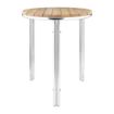 Picture of Bolero Round Ash and Aluminium Table 600mm