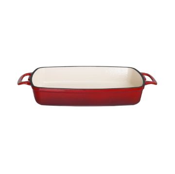 Picture of Vogue Red Cast Iron Casserole Dish 1.8Ltr