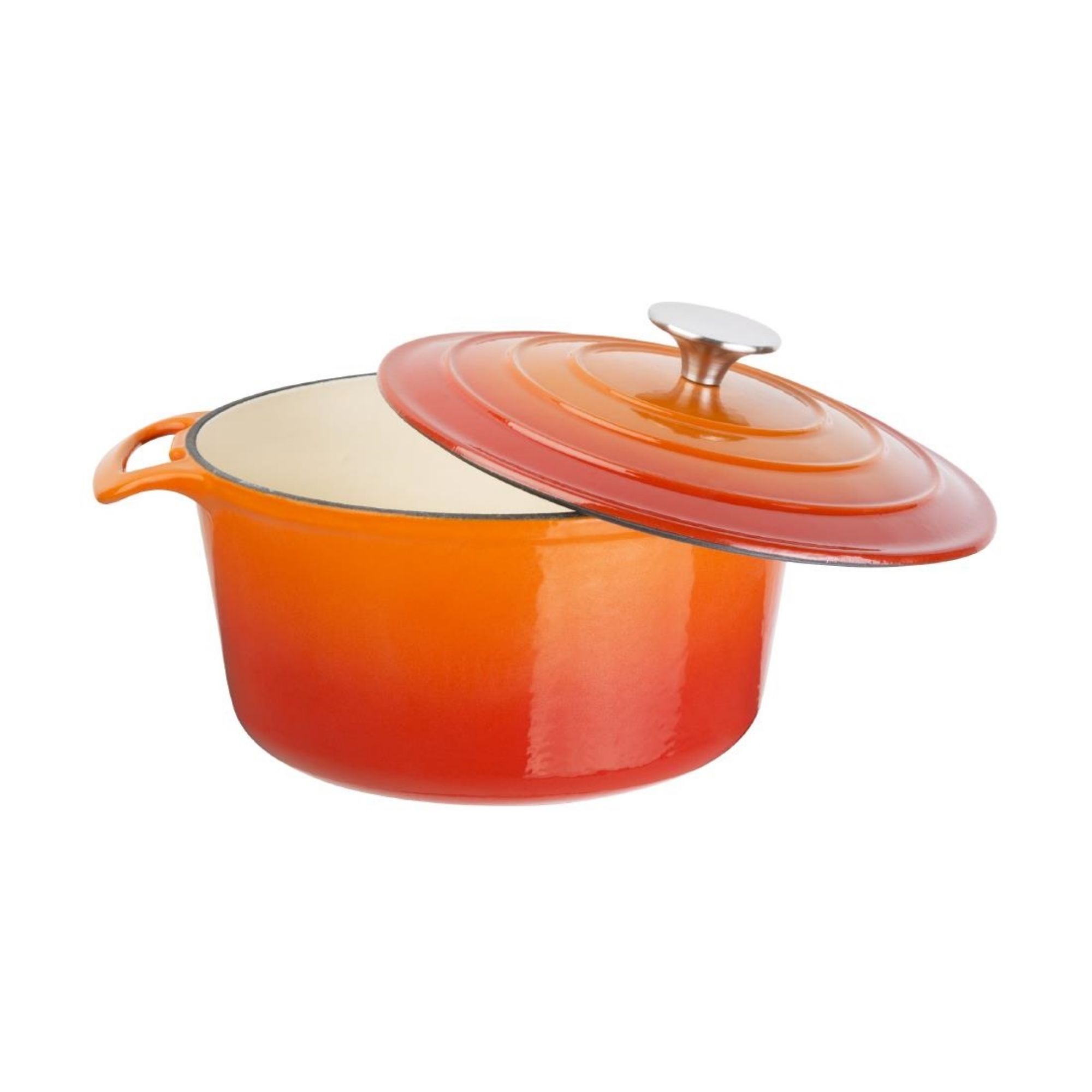 Picture of Vogue Orange Round Casserole Dish 3.2Ltr