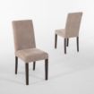 Picture of Bolero Dining Chairs Beige (2 Pack)