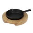Picture of Olympia Hevea Board for Cast Iron Dish 115mm