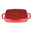 Picture of Vogue Red Rectangular Cast Iron Dish 2.8Ltr