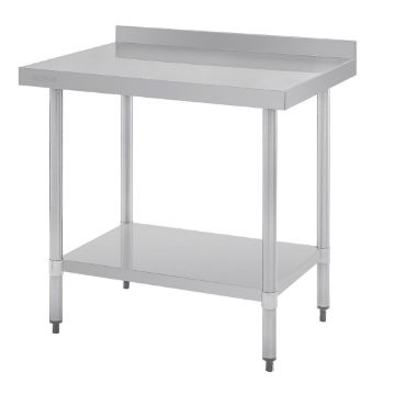 Picture of Vogue Stainless Steel Table with Upstand 900mm
