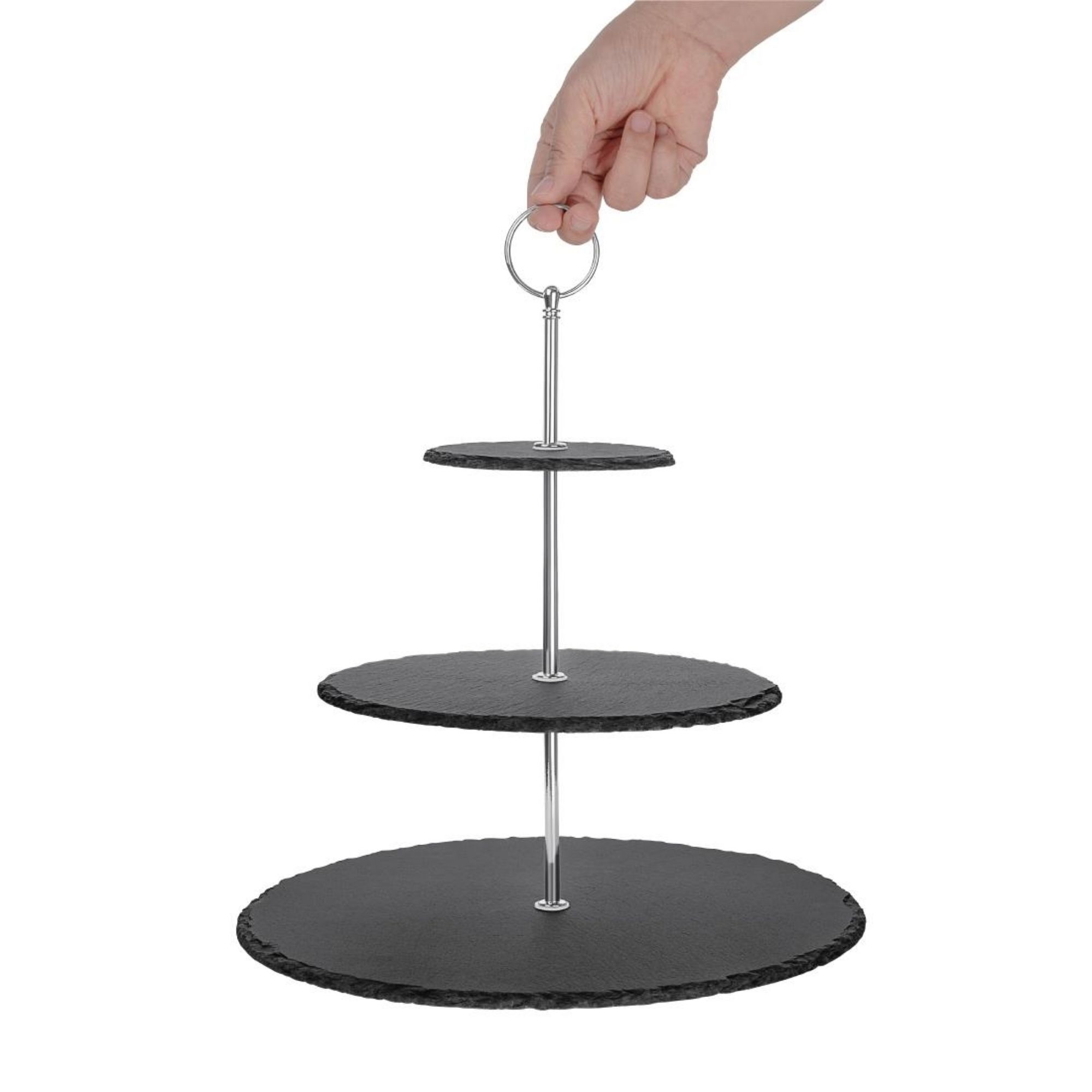 Picture of Olympia 3 Tier Slate Afternoon Tea Stand