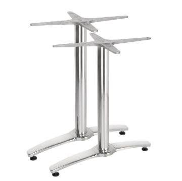 Picture of Bolero Aluminium Twin Leg Table Base (2 pack)