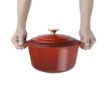 Picture of Vogue Red Round Casserole Dish 4Ltr