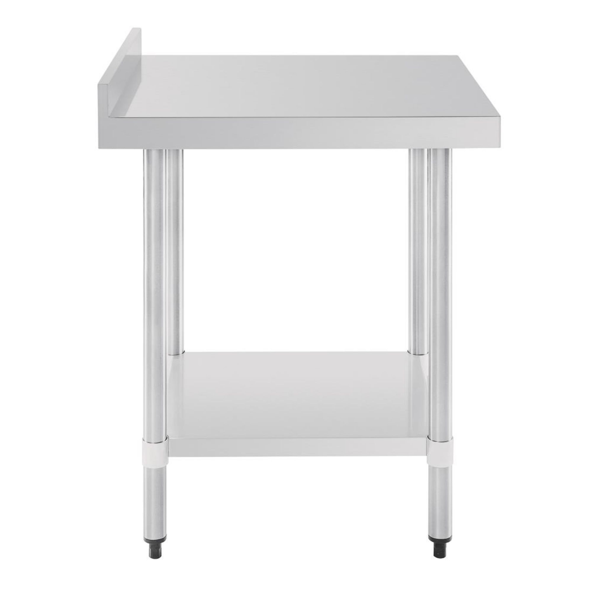 Picture of Vogue Stainless Steel Table with Upstand 600mm