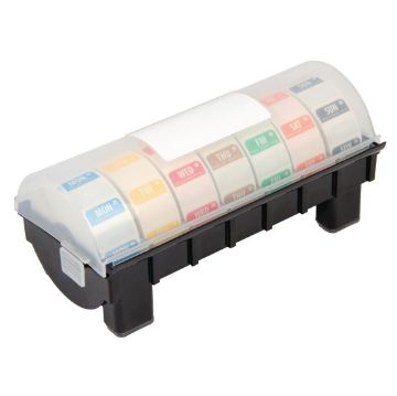 Picture of Hygiplas Dissolvable Colour Coded Food Label Starter kit with 1" Dispenser