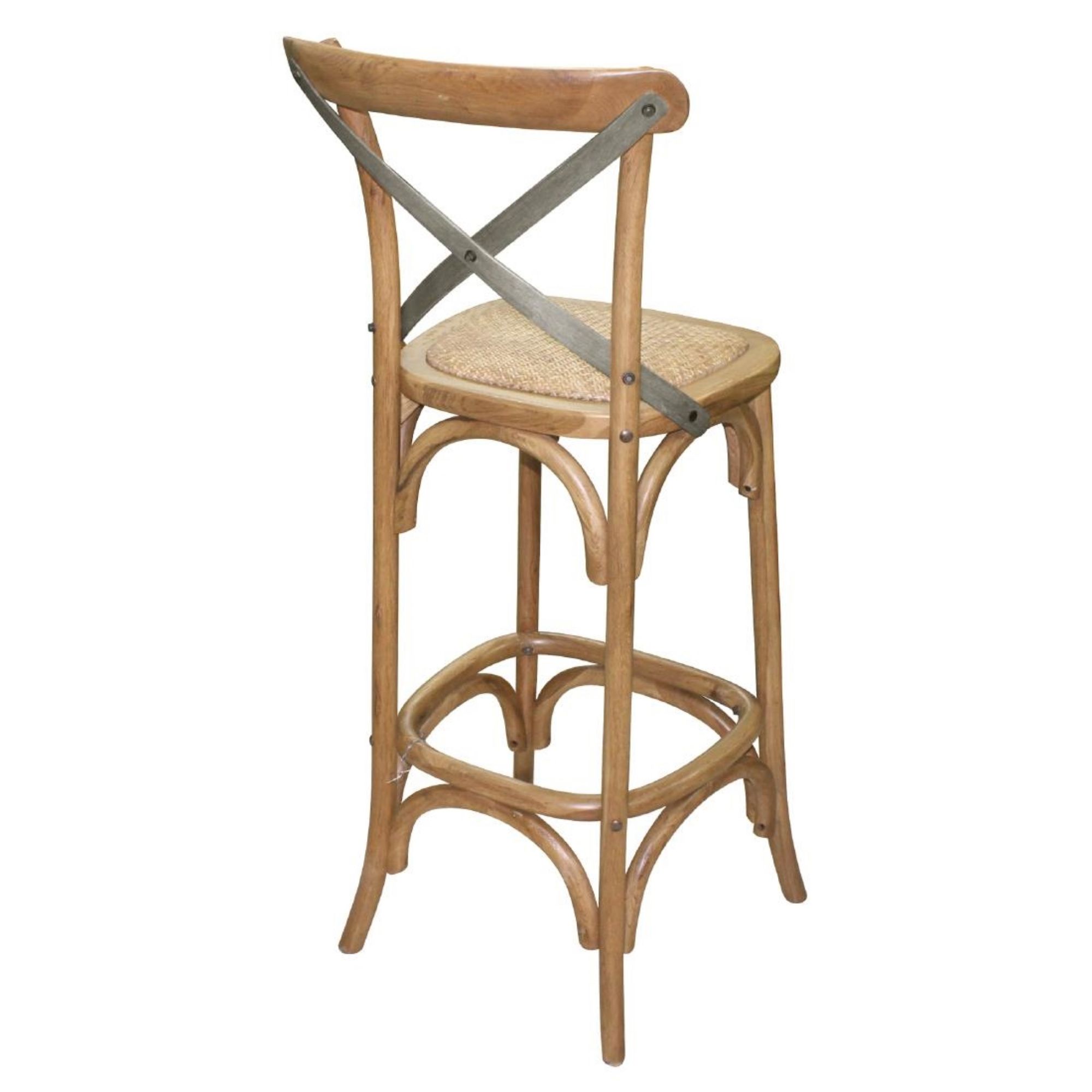 Picture of Bolero Wooden Barstool with Backrest