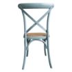 Picture of Bolero Blue Bentwood Chairs with Metal Cross Backrest (2 Pack)
