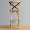 Picture of Bolero Wooden Barstool with Backrest