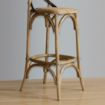 Picture of Bolero Wooden Barstool with Backrest