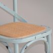 Picture of Bolero Blue Bentwood Chairs with Metal Cross Backrest (2 Pack)