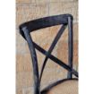 Picture of Bolero Wooden Dining Chair with Cross Backrest Black Wash Finish (Box 2)