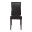Picture of Bolero Faux Leather Dining Chair Black (2 pack)