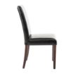 Picture of Bolero Faux Leather Dining Chair Black (2 pack)