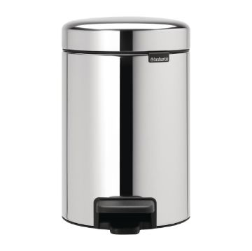 Picture of Brabantia NewIcon Pedal Bin 3Ltr - Brilliant Steel