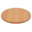 Picture of Bolero Pre-drilled Round Tabletop Beech Effect 600mm