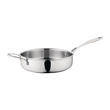 Picture of Vogue Stainless Steel & Aluminium Tri-Wall Sauté Pan 240mm