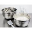 Picture of Vogue Stainless Steel Mixing Bowl with Silicone Base 8Ltr